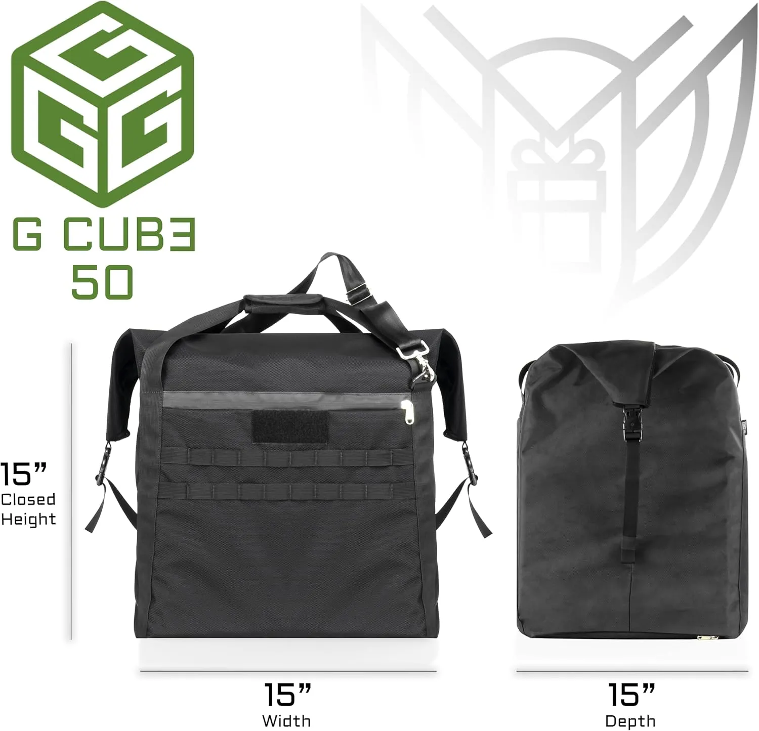 ~ G CUB 50 Faraday Bag for Small to Medium Generators and Electronics ~ Protects Against EMP/CME/EMF/RF ~ Diamond Form Farday Lined Interior ~ Multicam Camo