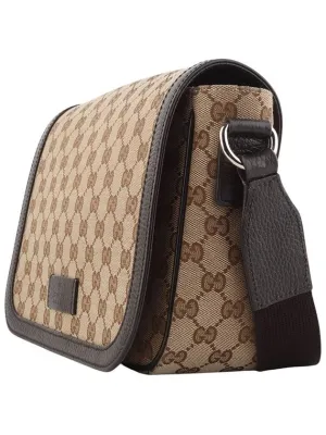 449172 GG Canvas Flap Messenger Cross Bag 34171Y