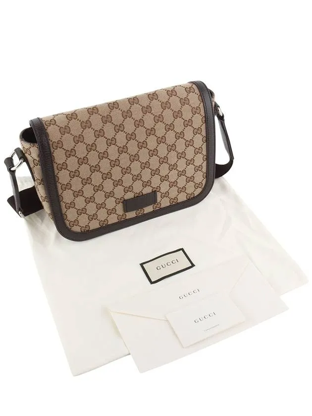 449172 GG Canvas Flap Messenger Cross Bag 34171Y