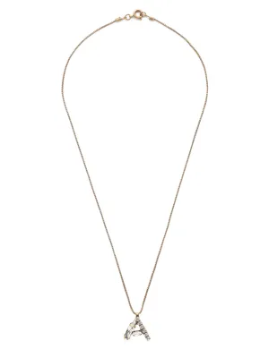 A Initial Pendant Necklace - NEH40AGCRY