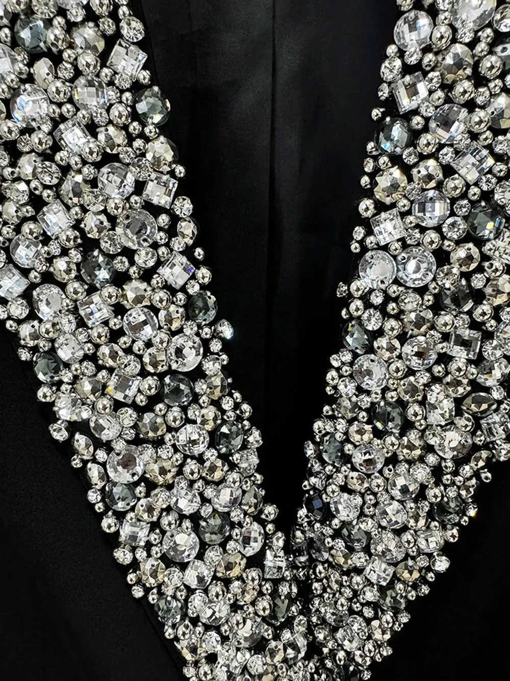 AMANZE Crystal Embellished Blazer Mini Dress