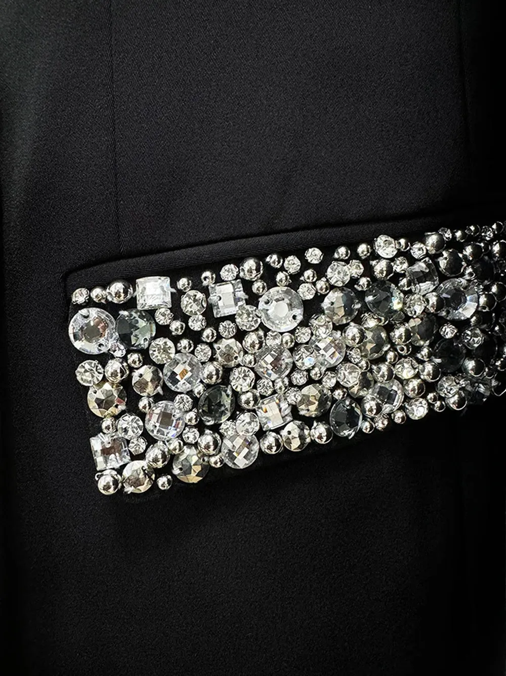 AMANZE Crystal Embellished Blazer Mini Dress