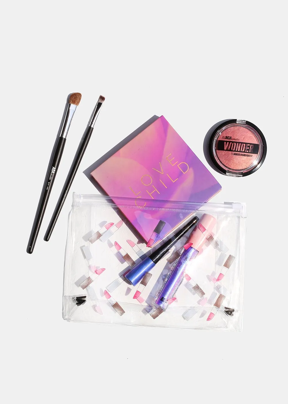 AOA Clear Makeup Pouch - Lipstick Junkie