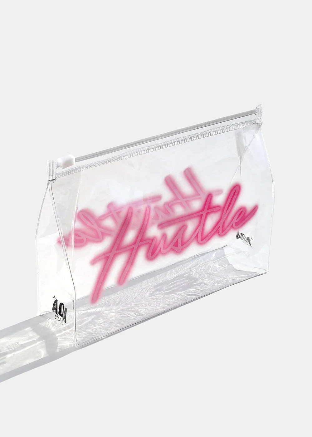 AOA Clear Makeup Pouch - Neon Hustle