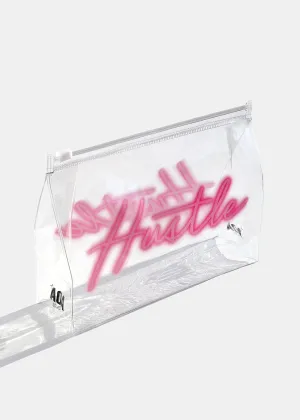 AOA Clear Makeup Pouch - Neon Hustle