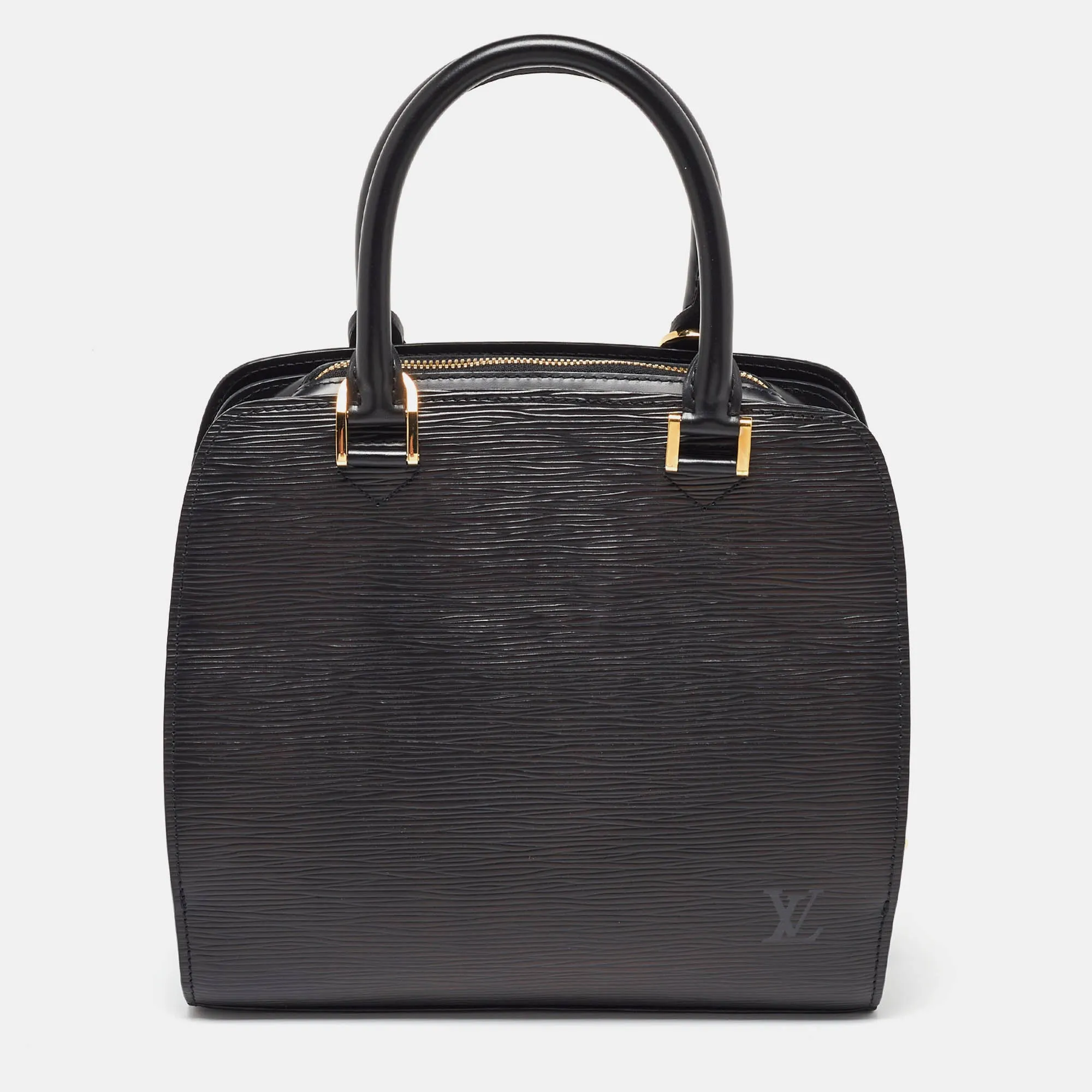 Black Epi Leather Pont Neuf PM Bag