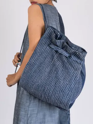 Blue Denim Back Pack