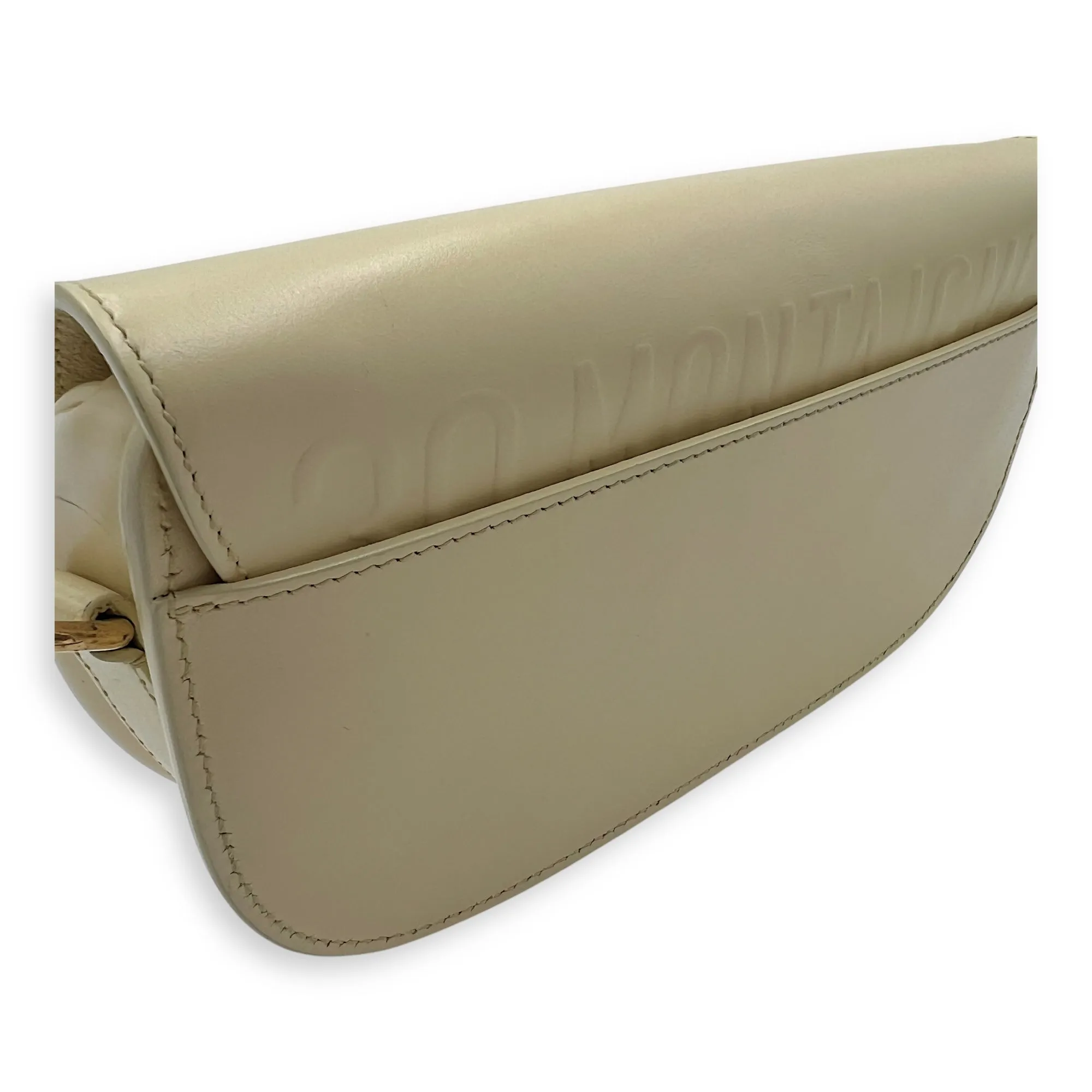 Bobby East West Yellow Crossbody Bag in Calfskin, Gold hardware