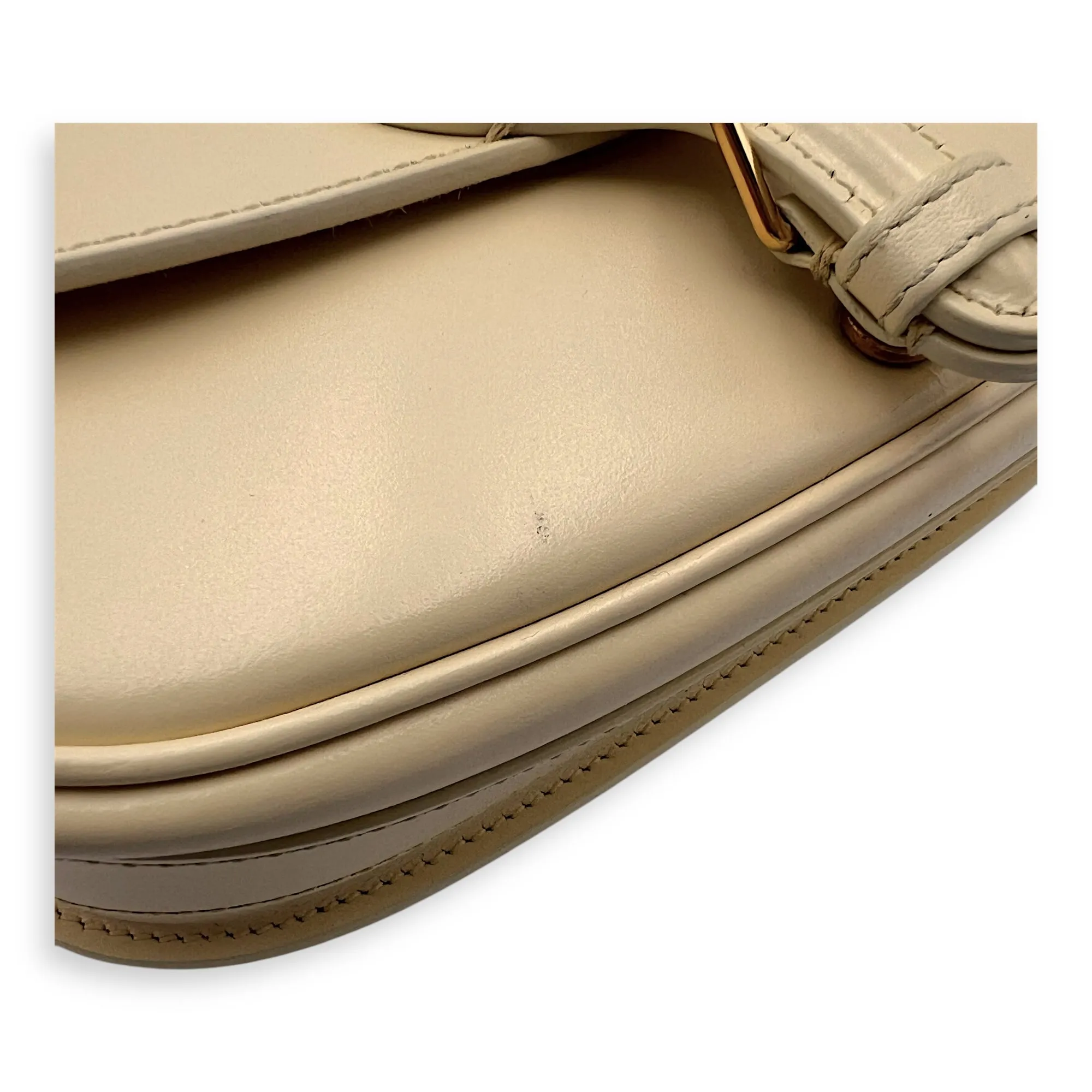 Bobby East West Yellow Crossbody Bag in Calfskin, Gold hardware