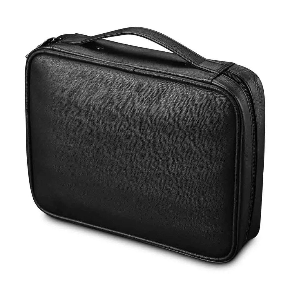 Byootique Essential Loose-Leaf Binder Makeup Bag Cosmetic Organizer