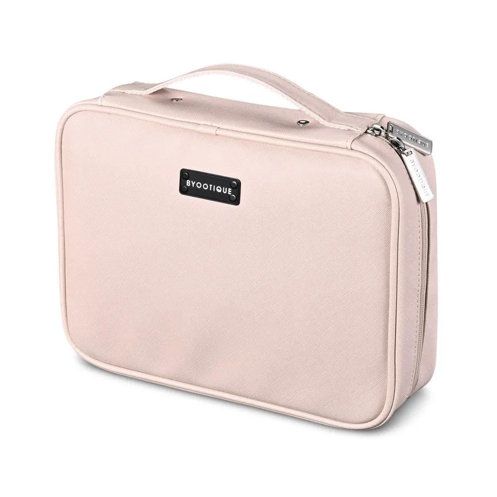 Byootique Essential Loose-Leaf Binder Makeup Bag Cosmetic Organizer