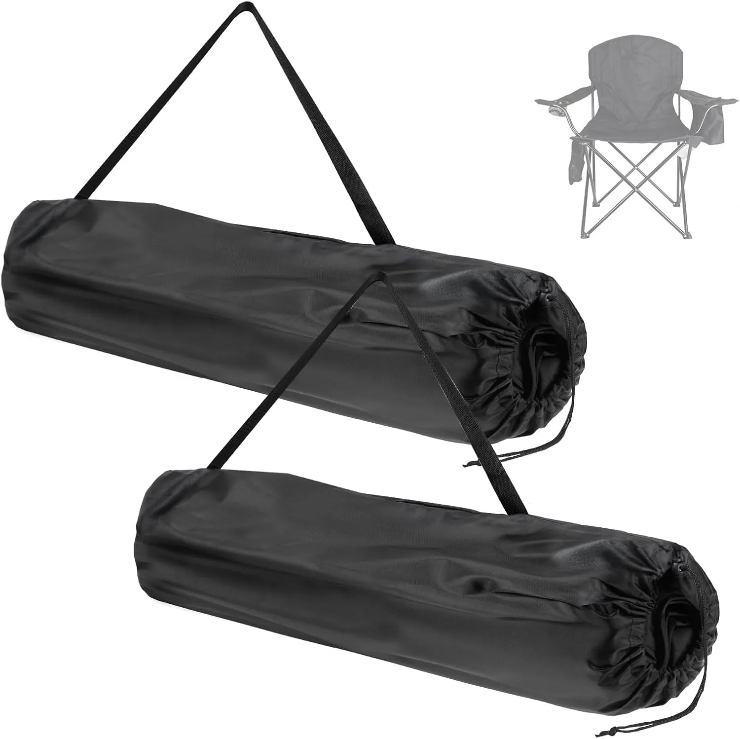 Camping Chair Replacement Bag for Coleman Portable Folding Chair Carry Bag with Shoulder Strap, Protective Carrying Chair Bag for Travel Outdoor Camping Sports (Chair is Not Included)- 2 Pack
