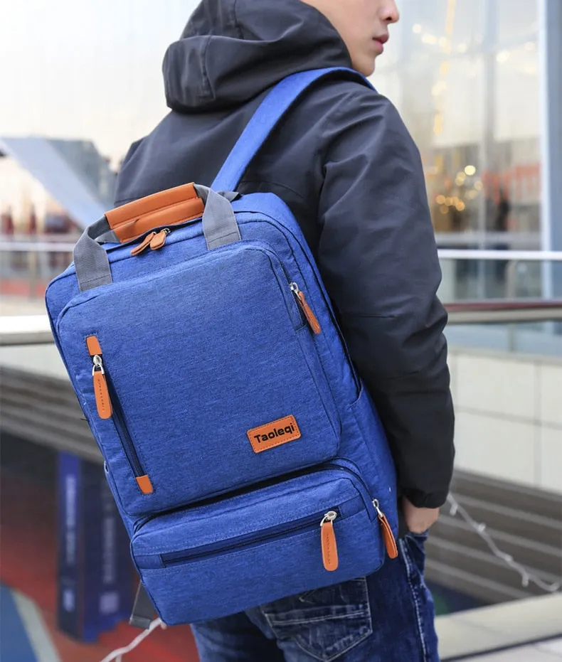 Casual Business Men Computer Waterproof Oxford  Anti-theft Travel Backpack