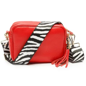Crossbody Red (Zebra Strap)