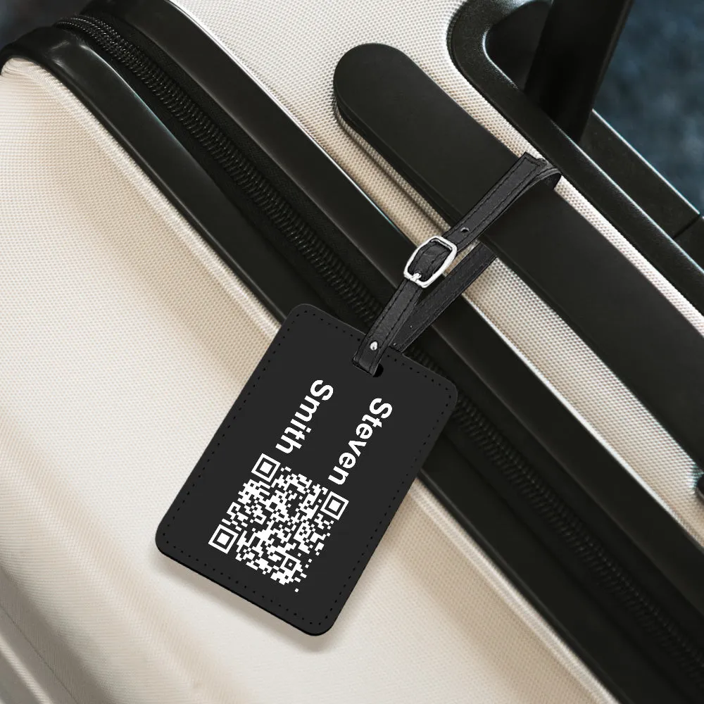 Custom Luggage Tag Personalized QR Code Luggage Tag Anniversary Gift