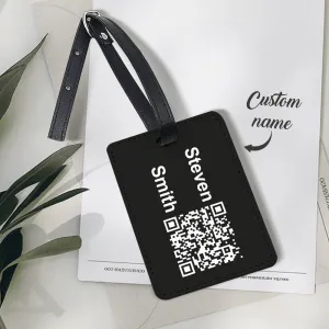 Custom Luggage Tag Personalized QR Code Luggage Tag Anniversary Gift