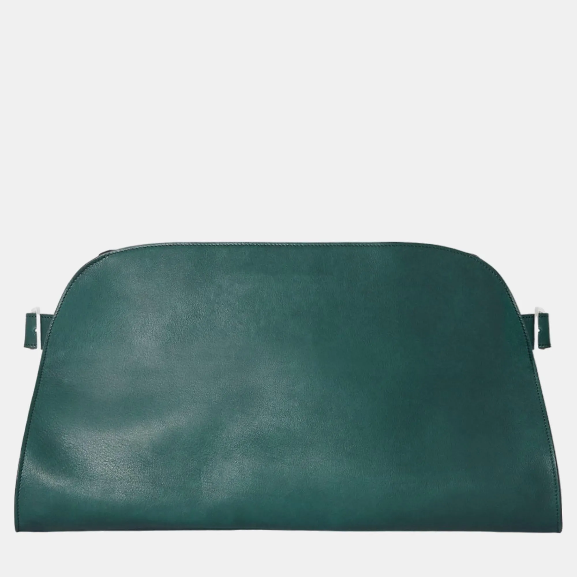 Cyprus Calfskin Leather Margaux EW Clutch