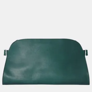 Cyprus Calfskin Leather Margaux EW Clutch