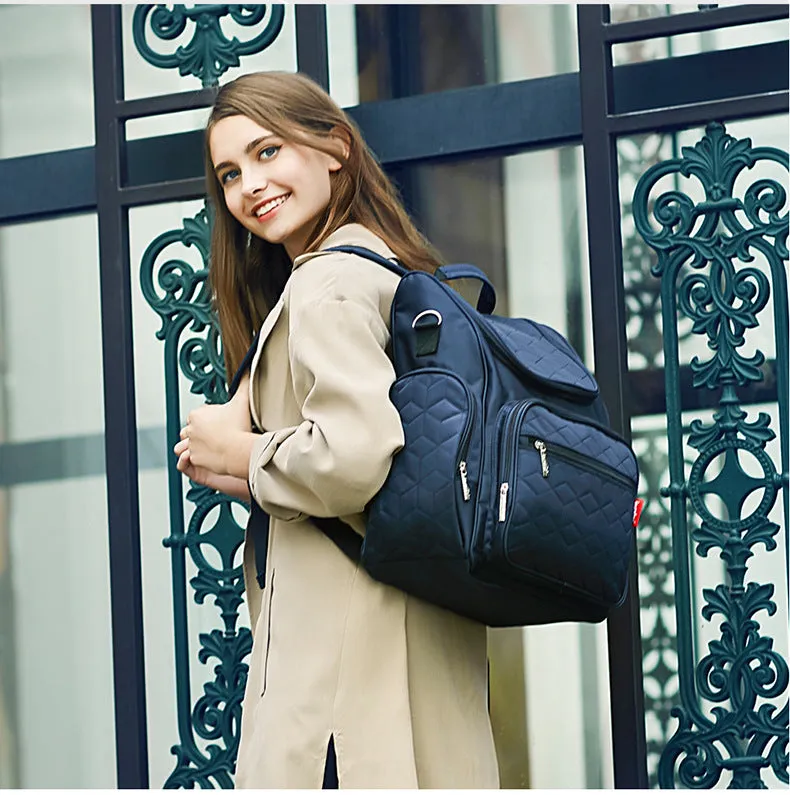 Diaper Bags Mommy Bag Fashion Backpack Waterproof Nylon Multi-Functional Mother and Baby