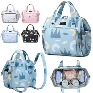 Diaper Bags Mommy Bag Multi-Functional Fashion Backpack Portable Lightweight Crossbody