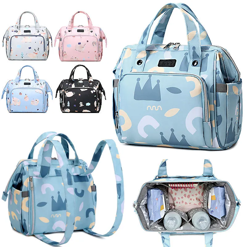 Diaper Bags Mommy Bag Multi-Functional Fashion Backpack Portable Lightweight Crossbody