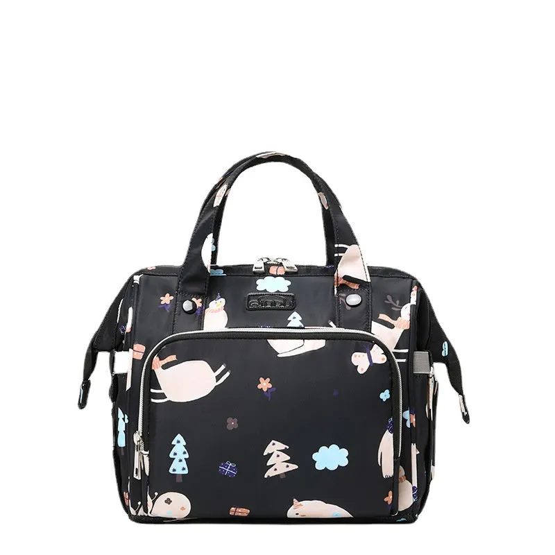 Diaper Bags Mommy Bag Multi-Functional Fashion Backpack Portable Lightweight Crossbody