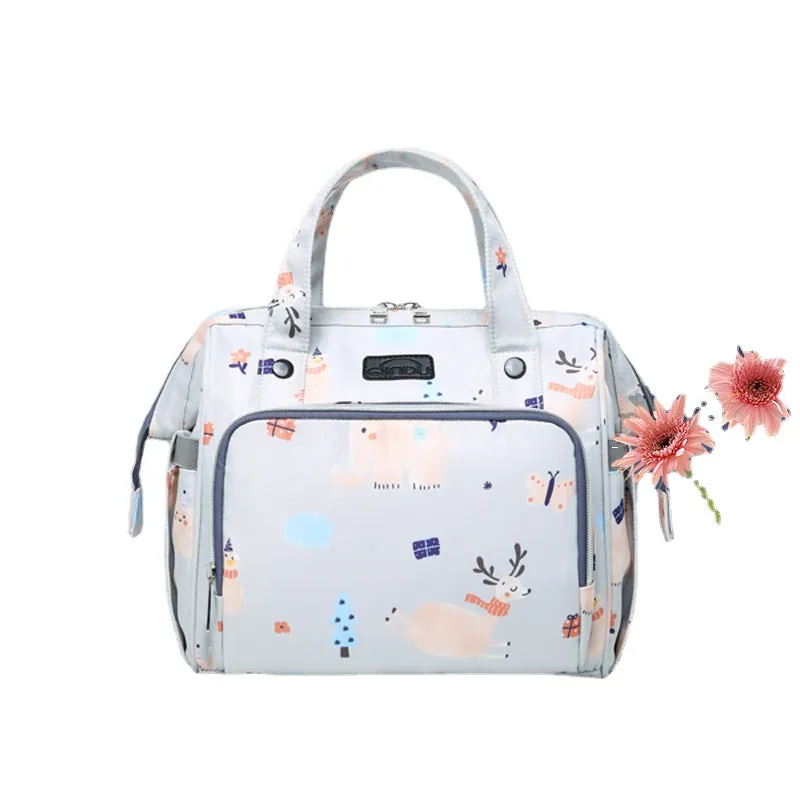 Diaper Bags Mommy Bag Multi-Functional Fashion Backpack Portable Lightweight Crossbody
