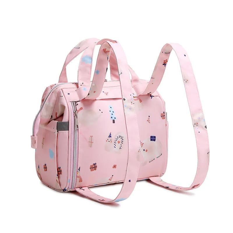 Diaper Bags Mommy Bag Multi-Functional Fashion Backpack Portable Lightweight Crossbody
