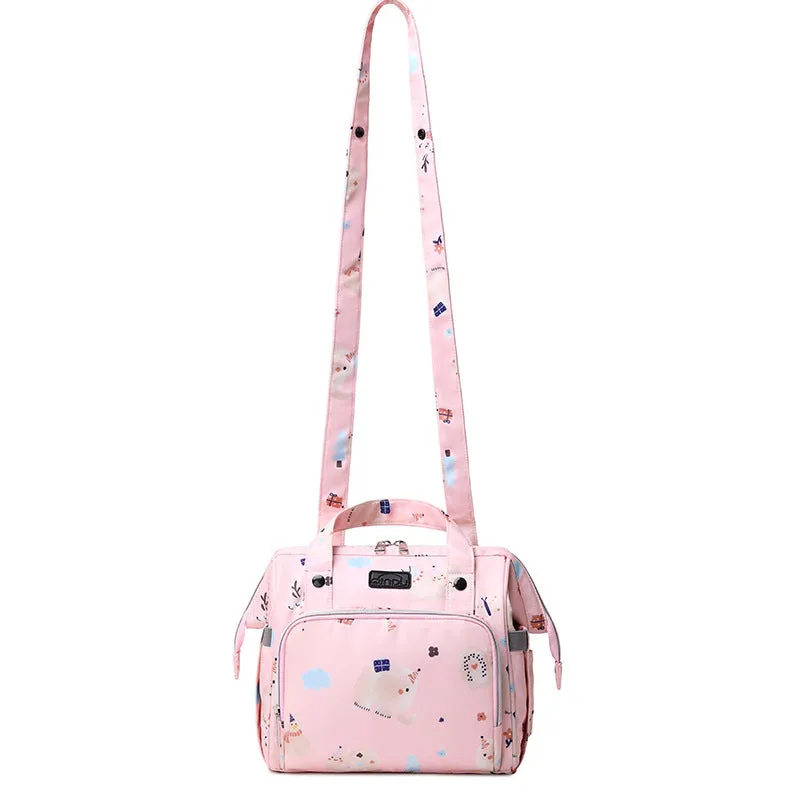 Diaper Bags Mommy Bag Multi-Functional Fashion Backpack Portable Lightweight Crossbody