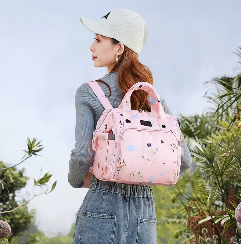 Diaper Bags Mommy Bag Multi-Functional Fashion Backpack Portable Lightweight Crossbody