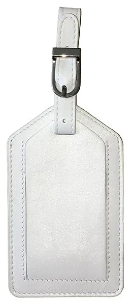Genuine Top Grain Leather Luggage Tag
