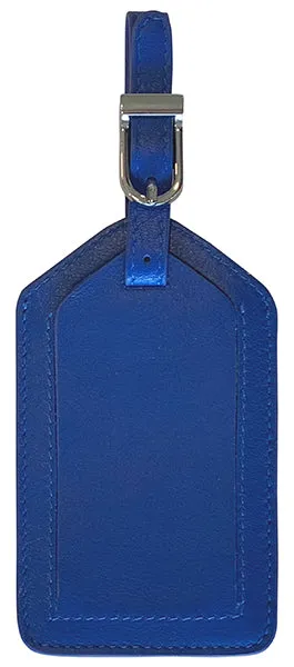 Genuine Top Grain Leather Luggage Tag