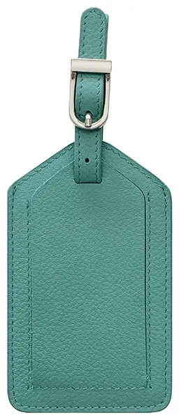 Genuine Top Grain Leather Luggage Tag
