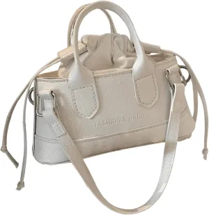 GORGLITTER Women's Mini Purse Crocodile Embossed Crossbody Bags Y2K Clutchs Drawstring Shoulder Bag