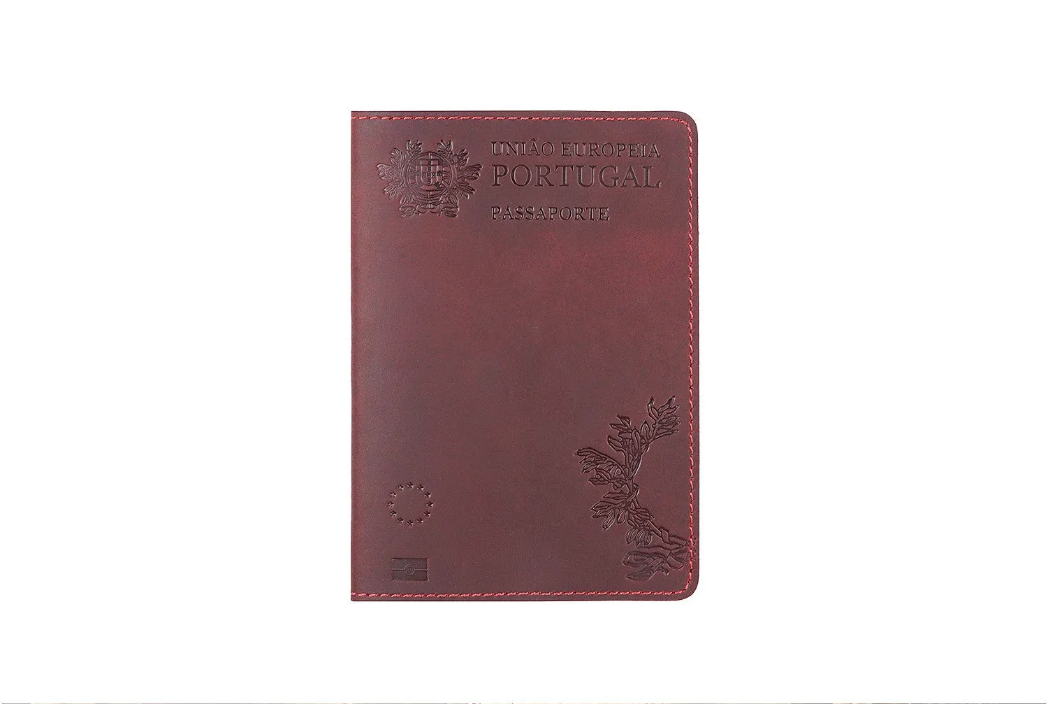 Head Layer Cowhide Passport Protective Cover Document Clip