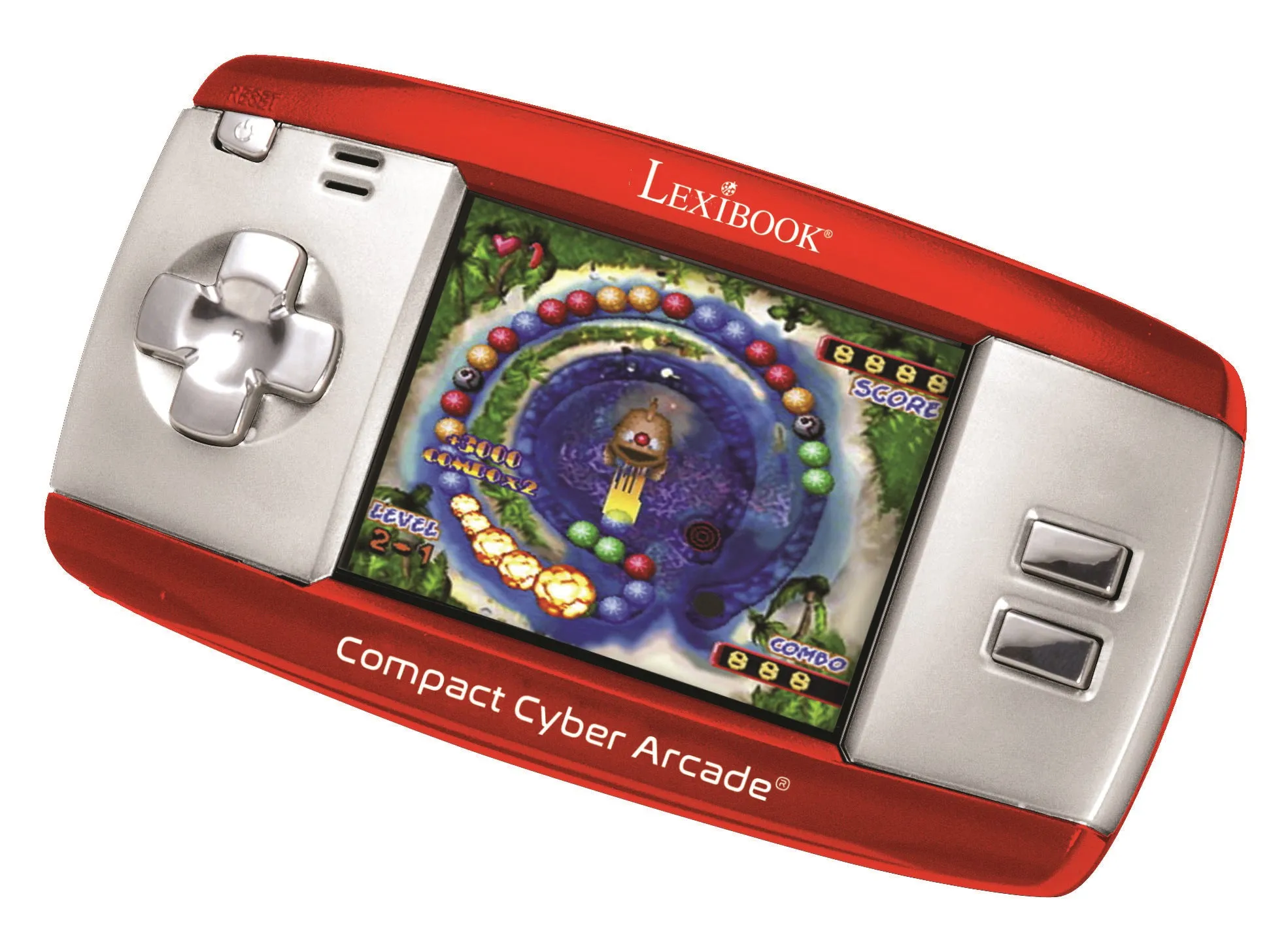 Lexibook Compact Cyber Arcade with 250 Games, Multi-Color Edition