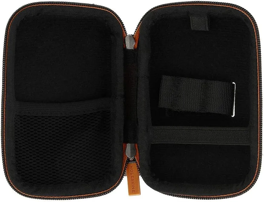 Moleskine Water Repellent Shell Case, Extra Small (2.75 x 4.25) Orange