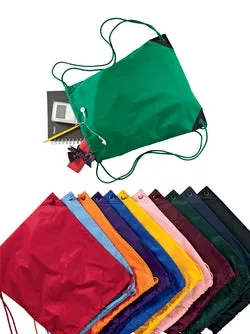 Monogrammed Light Weight Cinch Backpack-Lots of Colors