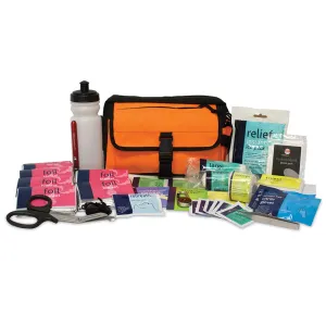 Outdoor Trip Kit in Orange Strasbourg Bag