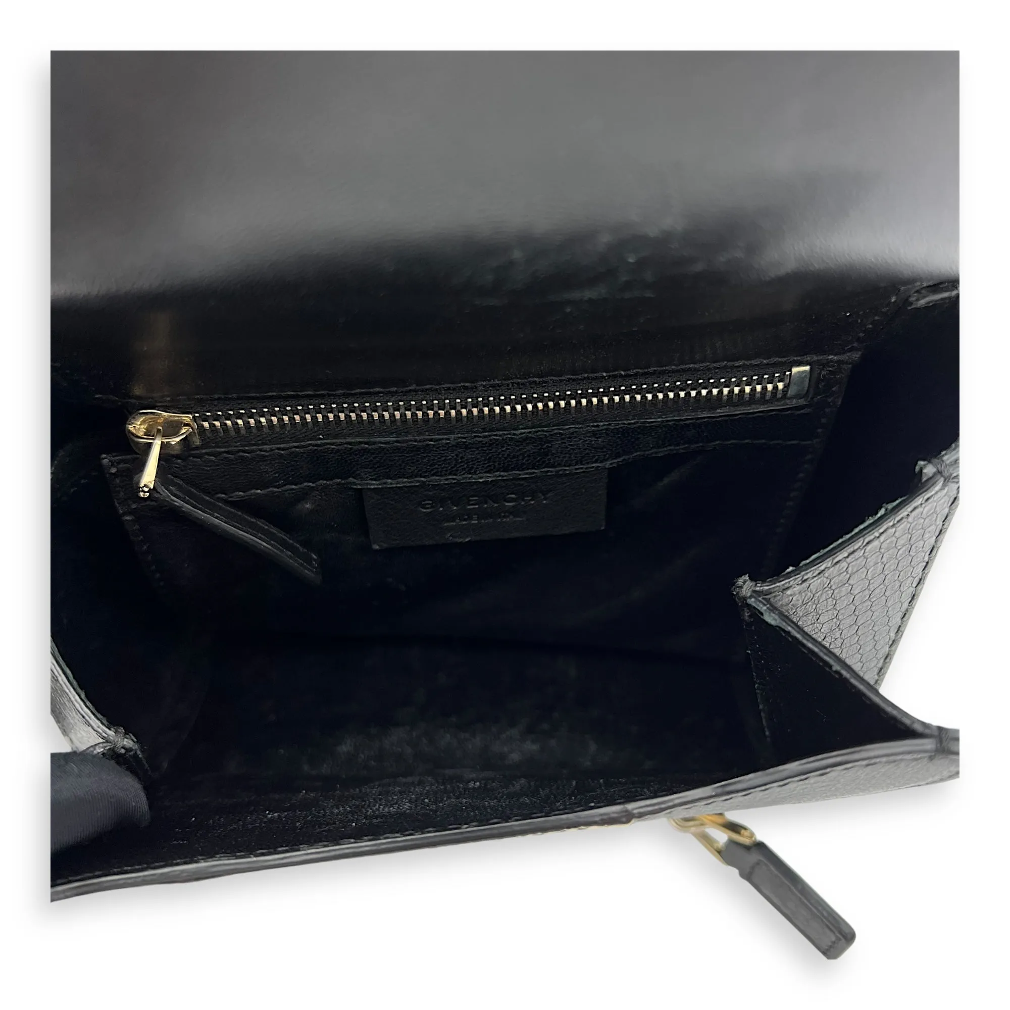 Pandora Box Crossbody Bag Multi-colour in Python Leather, Silver hardware
