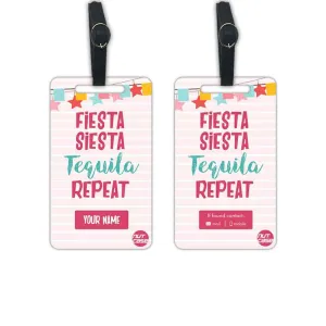 Personalized Name Tags for Luggage with Name Set of 2 - Repeat