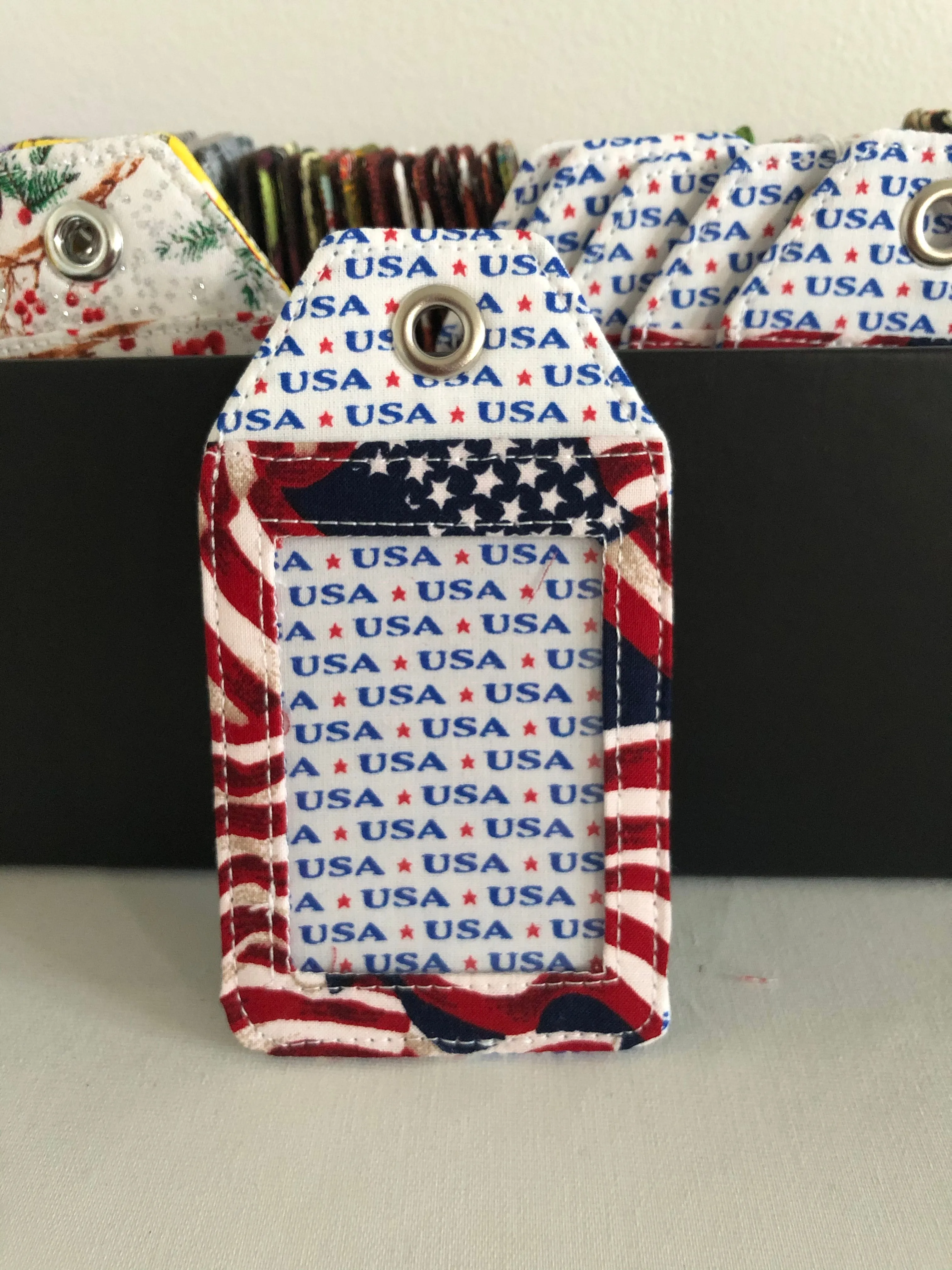 Pick any Fabric luggage tags; tags; ID tag; name tags