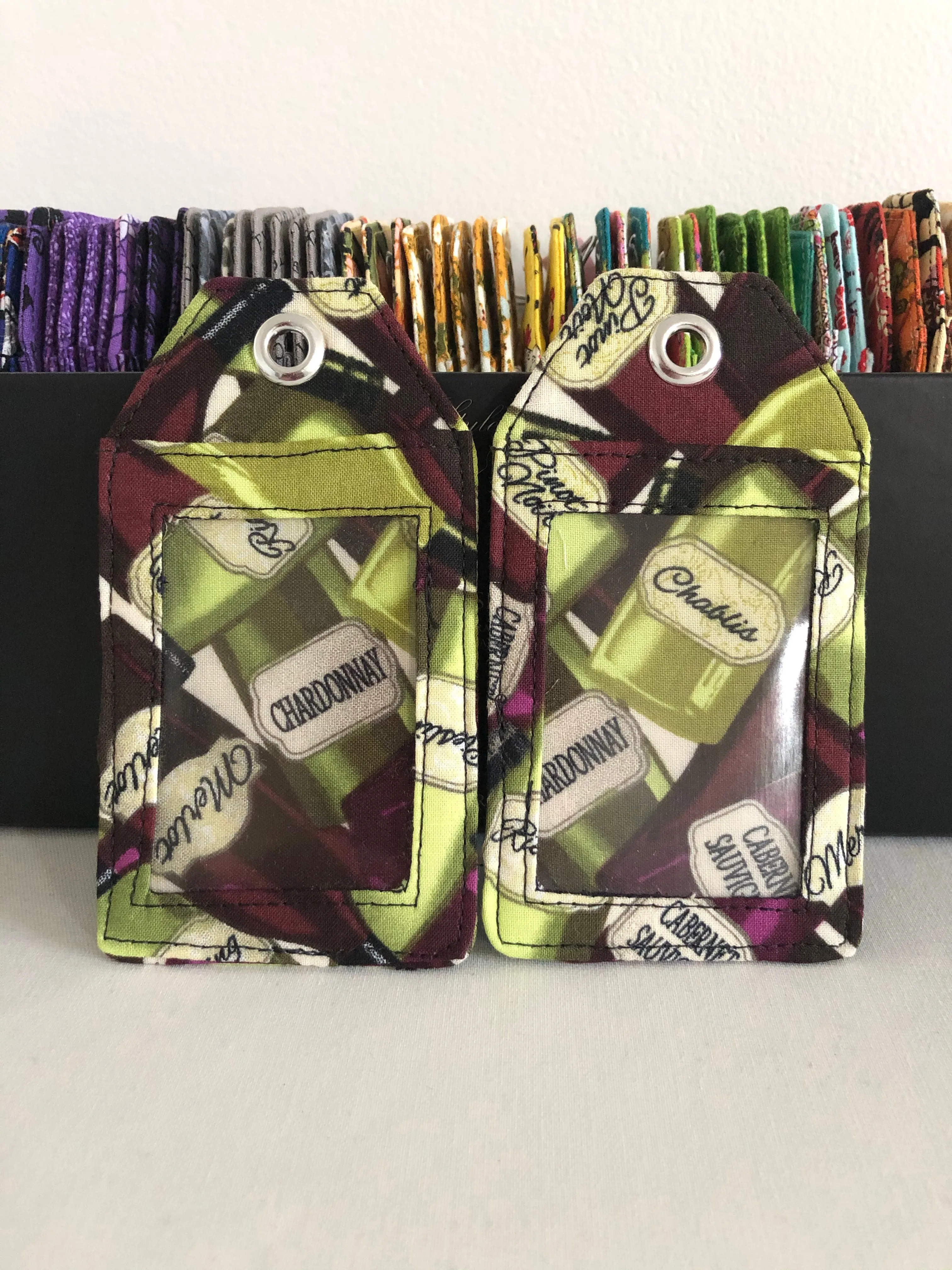 Pick any Fabric luggage tags; tags; ID tag; name tags