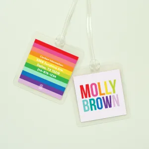 Rainbow Bag Tag