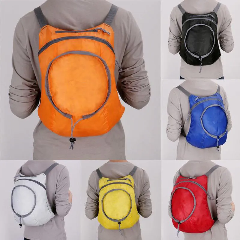 Sidiou Group Foldable Portable Unisex Ultralight Waterproof Backpack Outdoor Shoulder Bag Travel Bag