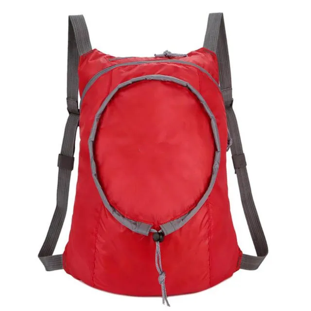 Sidiou Group Foldable Portable Unisex Ultralight Waterproof Backpack Outdoor Shoulder Bag Travel Bag