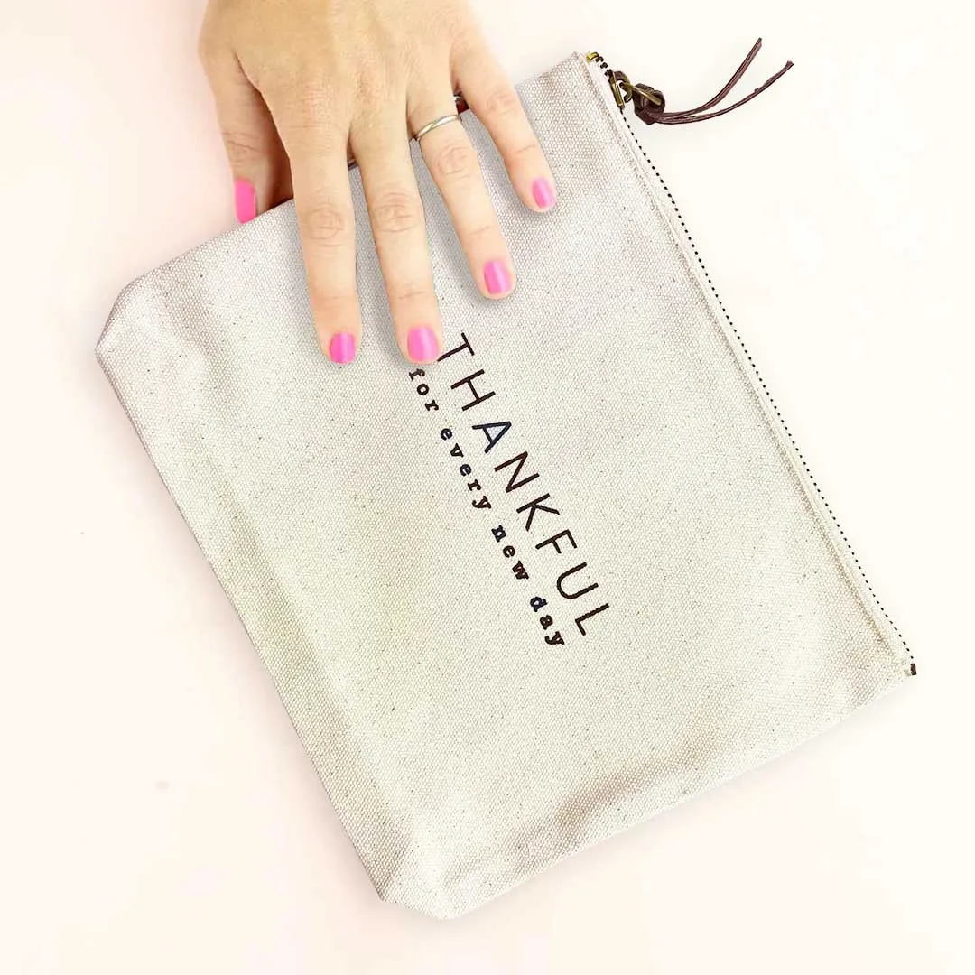 Thankful - Zipper Pouch