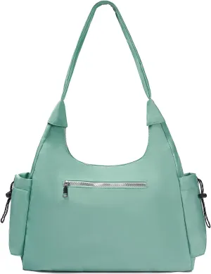 Tote Bag for Women Hobo Soft Shoulder Handbags for Women with Zipper for Travel, Work, Beach, Gym