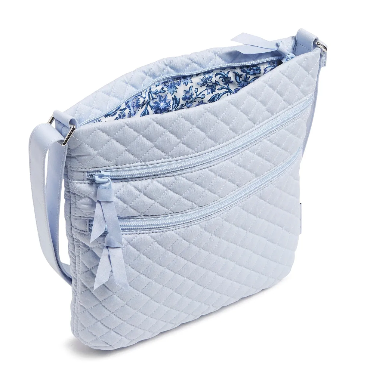 Triple Zip Hipster Crossbody Bag - Morning Glory