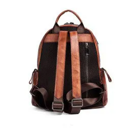 Tucci Di Lusso Vintage Luxury Mens Handmade Full Grain High Quality Leather Backpacks